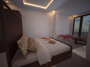 Aahh Bali B&B Seraya - Zimmer