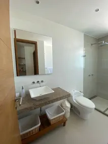 Apartment Cartagena Castillogrande Beach Front 2 Bedrooms, 2 Bathrooms, Balcony - Bathroom