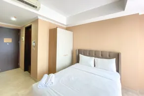 Nice Designed And Homey Studio At Menteng Park Apartment - Værelse