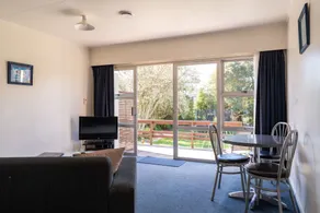 Golden Bay Motel - Ausblick vom Zimmer