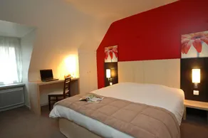 Logis Hotel La Croix Blanche Fontevraud - Ausblick vom Zimmer
