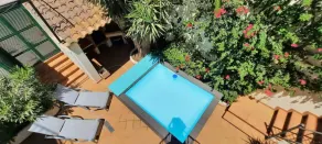 Voll ausgestattetes tolles Ferienhaus mit Terrasse, Grill und privatem Pool | Bergblick - Pool
