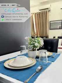 Cahaya Qaira Homestay @ D'Perdana Kota Bharu - Spisning på værelset
