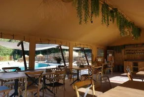 Glamping Can Bora Lodges - Restaurant