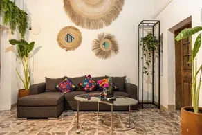 Homestal California Hostal en Tlaquepaque - Salottino della hall