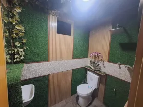 Tribal Bliss Private Resort in Lipa Batangas, a privat Guest Room with Pool - Badezimmer