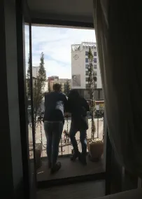 Hostal Centro - Vue de la chambre