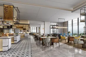 Crowne Plaza Lanzhou New Distric by IHG - Restaurang