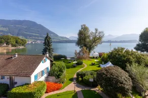 Swiss-Chalet Merlischachen - Romantik Schloss-Hotel am See - Vue de la chambre