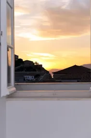 Hydra Icons - Ausblick vom Zimmer