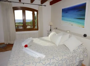 Espectacular villa junto al mar en Sa Rapita - Vista do quarto