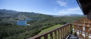 Parador de Cervera de Pisuerga - Ausblick vom Zimmer