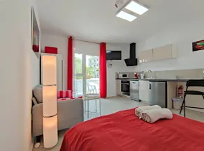 Fantastico 1 - Groser Balkon,Gratis Perkplatz, Klimaanlage, gratis Netflix, BBQ - Chambre