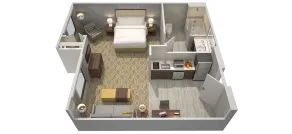 Homewood Suites by Hilton Los Angeles Redondo Beach - Chambre
