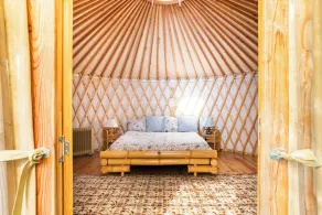 A yurt among olive trees and the sea - Værelse