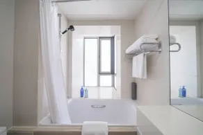 Tyms Elegant 2BR 1BA Apt Walk to Malls - Badeværelse