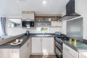 Caravan A10 at Landscove Holiday Park - Privat køkken