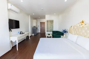 Grand Hill Hotel & Apartment - Ausblick vom Zimmer