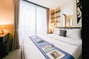 Strategic Studio At Apartment Collins Boulevard - Zimmer