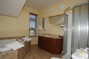 Hotel La Porte de la Matawinie -Hôtel Matha - Badeværelse