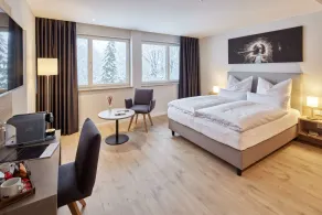 Appartement de vacances convivial et familial avec jardin et terrasse | Vue ville | Avec animaux autorisés - Chambre