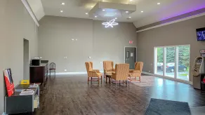 Motel 6 Rockford, Il - Coin salon dans le hall