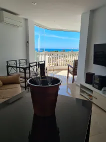 Luxurious 1st Line Top-Floor Apartment with Direct Sea Access - Living area