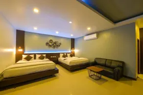 Laekhong River Resort - Ausblick vom Zimmer