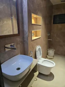 Hotel Santoor - near Geeta bhawan square - Salle de bain