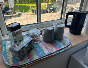 Bed & Breakfast “Den Gamle Lade I Hejls” - Ausblick vom Zimmer