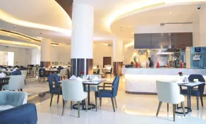 Royal M Al Aqah Beach Resort by Gewan - Restaurante