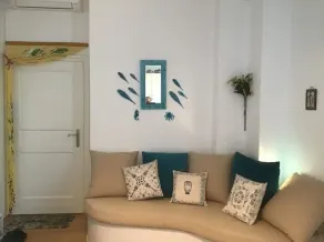 Studio Seagull - Junto a Old Market Street - Ciudad de Naxos - Zona de estar