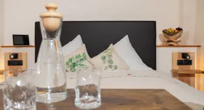 small and cozy Gasthof Rieder Stubn B & B on - site Restaurant and Pinseria - Habitación