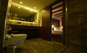 Manaspark Deluxe Hotel - Baño