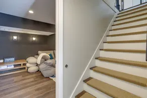 Boutique ATL Escape Movie Room and Covered Deck - Interior
