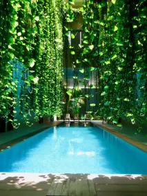 Palmarena Rooms & Residences - Long Stay Comfort with Parking, Sauna, Gym & Pool - Steps from 5th Avenue - Piscine