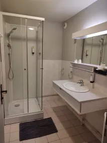 Logis Auberge de la Poirie - Bathroom