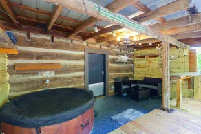 Hot Tub & River Views! Elizabeth Cabin on 10 Acres - Interior