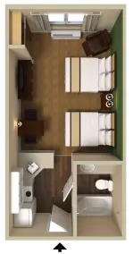 Extended Stay America Suites - Detroit - Dearborn - Chambre