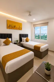 La Riviera Suites Hotel in Madhapur near HITEC City - Quarto