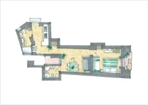 Trifoglio Apartment - Plan d’étage