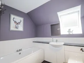 Charmant cottage adapté aux familles avec jardin et barbecue | Vue plage | Avec animaux acceptés - Salle de bain