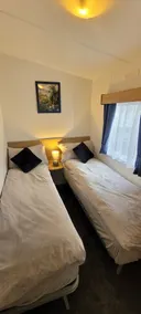 Maison de vacances adaptée aux familles avec piscine | Vue lac - Chambre