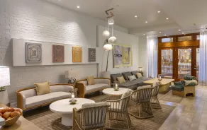 Riviera Beach House - Coin salon dans le hall
