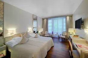 Hotel Europäischer Hof Heidelberg, Bestes Hotel Deutschlands in historischer Architektur - Vue de la chambre