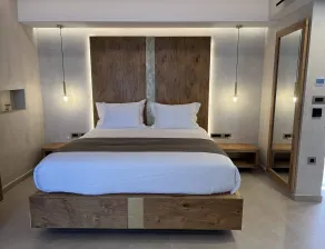 The Noverian Antama Organic Beach Resort Chania with Outdoor Heated Pool - Chambre