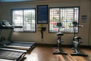2BR with Study Room Apartment Seaview at Marina Ancol By Travelio - Fitnesscenter