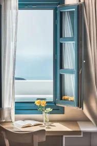 Aeifos Boutique Hotel - Vue de la chambre