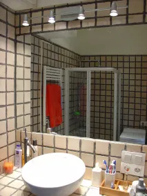 Apartment mit herrlichem Meerblick und Gemeinschaftspool sowie Privatparkplatz. - Badezimmer