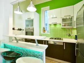 Studio Apartment Green Wall - Privat køkken